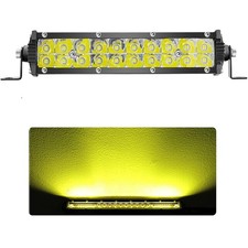 Amber Slim Led Light Bar 6 Inch Low Profile 7 Yellow
