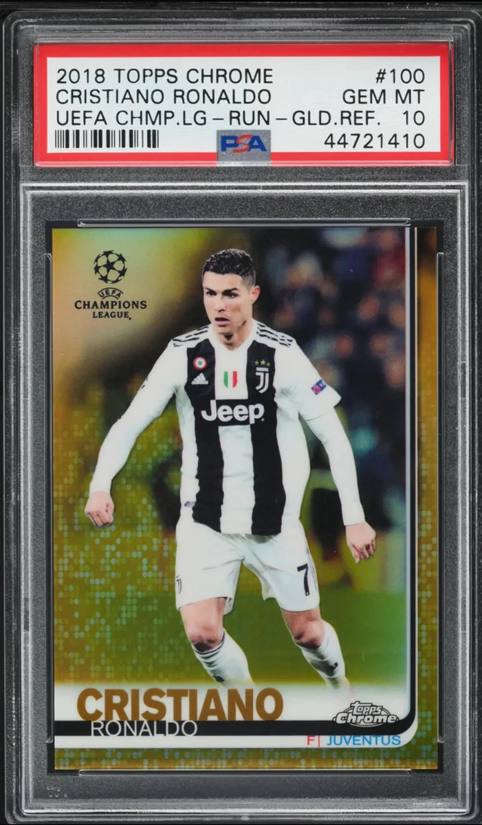 超レア 199枚限定 PSA8 Ronaldo Topps BGS10 ARS 2018-19 Topps Chrome UCL Cristiano Ronaldo #100 for sale | eBay