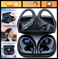 Wireless Noise Cancelling Earbuds Bluetooth 5.3, 90H Playtime, Hi-Fi Stereo, Wat