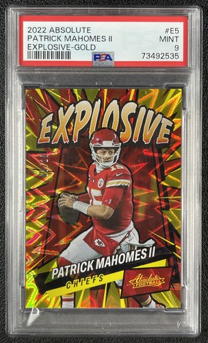 Patrick Mahomes II [Gold] #E5 2022 Panini Absolute Explosive card