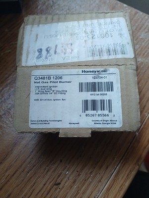 Burnham 106125-01 Natural Gas Pilot Assembly Honeywell Q3481B1206