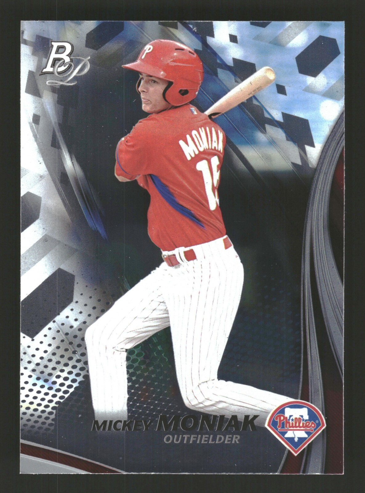Mickey Moniak 2017 Bowman Platinum #TP-MM Top Prospects Philadelphia Phillies