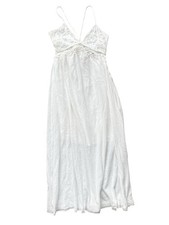 Anthropologie x Moon River White Lace Bodice Tie Maxi Dress Women’s XS NWT Boho