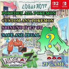 ✨POKEMON LEGENDS ZA CUSTOM🚀ANY SHINY/NORMAL 6IV POKEMON✨Online delivery⚡