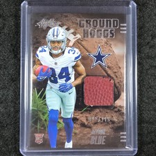 2025 Absolute Football JAYDON BLUE Ground Hoggs Materials Rookie Ball 12/115