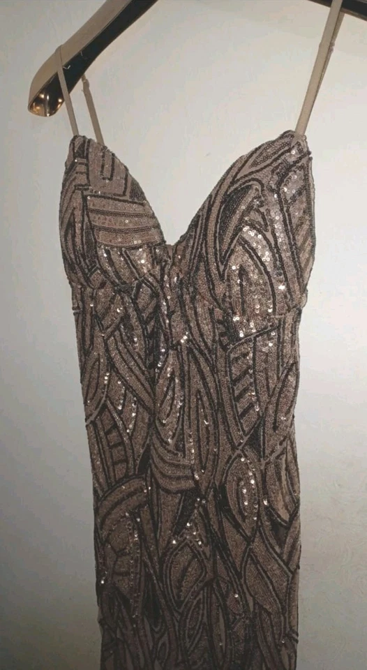 City Goddess London Size 10 Sparkly Evening Party Dress - Image 2 of 4