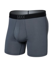 Saxx Quest Quick-Dry Mesh Boxer Brief Fly Men's Underwear, Turbulence, Small