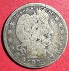 1892O US Barber SILVER Quarter "New Orleans" Mint! Old US Coin!