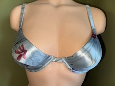 Vtg Y2K 1999 Victoria's Secret Second Skin Satin 34B PushUp Bra Stl 1277 RN16345
