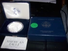 2001-W Proof American Silver Eagle $1 US Mint Bullion OGP & COA