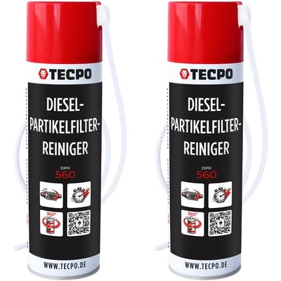 TECPO DIESELPARTIKELFILTER-REINIGER DPF RUßPARTIKEL-FILTER REGENERATOR 2x 400 ml - Bild 1 von 4