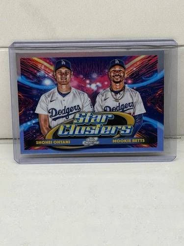 New Listing2025 Topps Cosmic Chrome - Star Clusters Shohei Ohtani, Mookie Betts #DSC-4