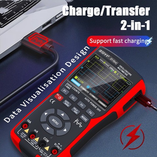 ZT702S Digitales Oszilloskop, Multimeter, Transistortester, 50 MHz Bandbre7974 - Bild 2 von 8