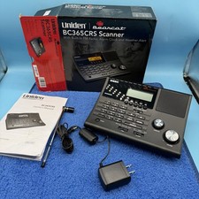Uniden Bearcat BC365CRS Scanner, 500 Channels, FM Radio, Alarm Clock