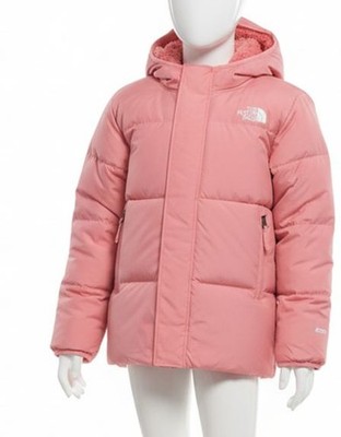 The North Face Kids Girl's Pink North Down Hooded Winter Jacket Size 6