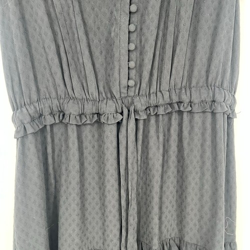 Vestido midi para mujer PAIGE Rozlyn con volantes negros en capas talla grande - Imagen 12 de 13