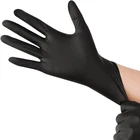 Black Nitrile Disposable Gloves for Work Latex Free Home Cleaning Glove