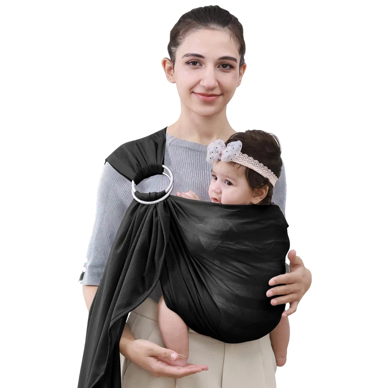 Cuby Water Baby Sling Carrier Lightweight Breathable Mesh Baby Wrap Carrier