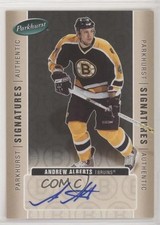 2005-06 Parkhurst Signatures Andrew Alberts #AA Auto 0z6