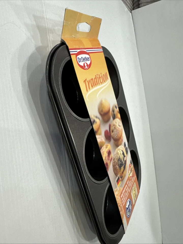 Dr. Oetker - Tradition 6er Muffin-Backform 1483 Muffin- Form Backblech 19x28x3cm - Bild 2 von 3