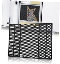 Aluminum Alloy RV Entry Screen Door Grille Adjusts from 22"- 31.5", Black