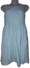 FOREVER 21 Women's Blue Lace Sleeveless Dress Size S BG 13