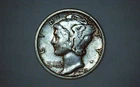 1944-S Mercury Dime Very Fine 90% Silver