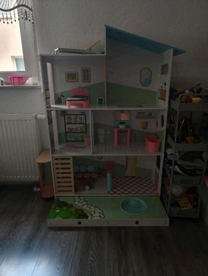 puppenhaus holz gebraucht - Bild 1 von 3