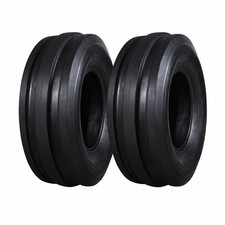 2x 7.50-16 Tractor Tyre 3 Rib 6PR Tube Type Free Delivery UK Mainland