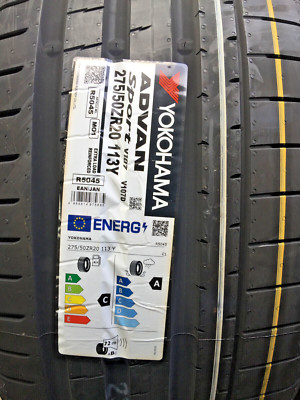 1x 275/50 R20 113Y XL Sommerreifen Yokohama Advan Sport (V107D) MO1 (C/A/72) NEU