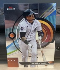 2023 Topps Finest Javier Baez #14 Detroit Tigers Baseball Card