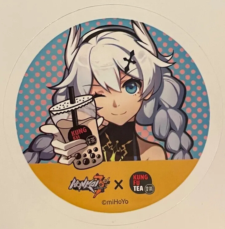 Limited Release 2021 Honkai Impact x Kung Fu Tea Full 16-piece