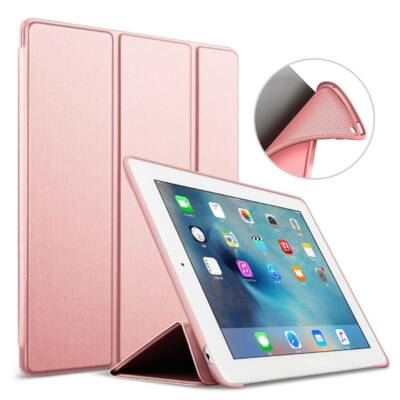 For iPad 5 6 7 8 9th Gen 10.2'' mini Air Pro Smart Soft TPU Cover Stand PU Case