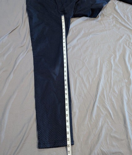 Tommy Hilfiger Polka Dot Slim Chino Pants Women's Size 4 Blue Hampton Stretch - Picture 7 of 8