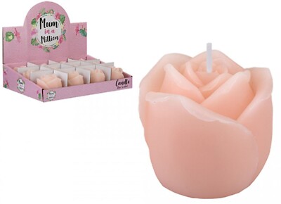 ROSA DUFTKERZE ROSE - ROMANTISCHE DEKO FÜR VALENTINSTAG, HOCHZEITEN & GESCHENKE