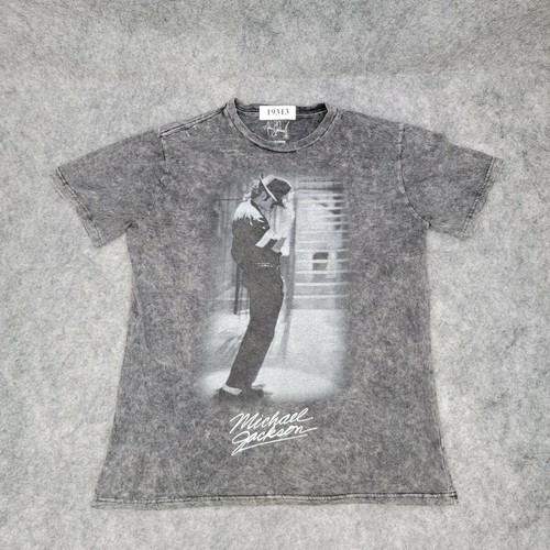 Michael Jackson Acid Wash Shirt Adult 