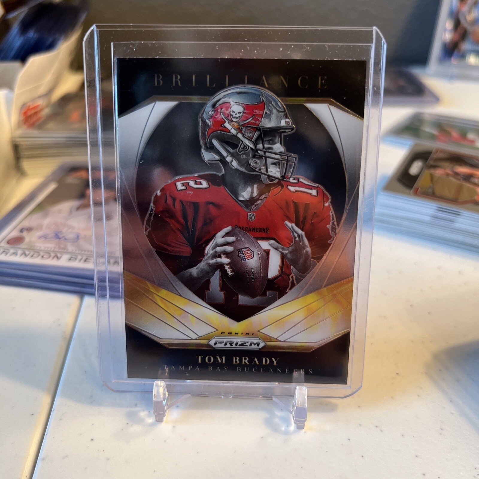 2020 Panini NFL Prizm BRILLIANCE INSERT Tom Brady Tampa Bay Buccaneers #7