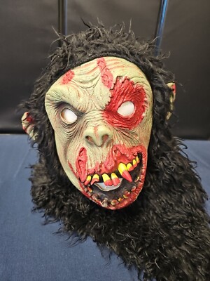 Halloween Bloody Zombie Monkey Chimp Face Mask 2017 Adult Medium Size