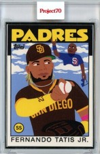 TOPPS PROJECT 70 - FERNANDO TATIS JR. - KEITH SHORE AP 03/51 SILVER FRAME #61