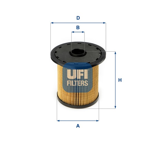 UFI Kraftstofffilter Passend FüR Renault Kangoo Express Dacia Solenza-image