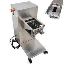 15mm Meat Cutting Machine Electric Pork Meat Slicer Grinder 110V 550W 500kg/h QE