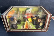 RARE IN BOX Steiff Nimrod Bears Campfire Set 0210/22 - LE3000