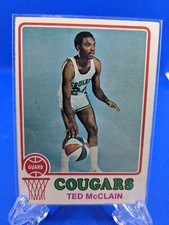 Ted McClain 1973-74 Topps Basketball Card #247 Cougars NBA Excellent