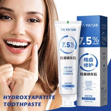 US 7.5% Hydroxyapatite Toothpaste Remove Yellow Tooth Stains For Sensitive Teeth