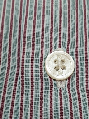 Paul Smith Camisa Hombre Grande Rayas Algodón Gris Morado Manga Larga - Imagen 9 de 20