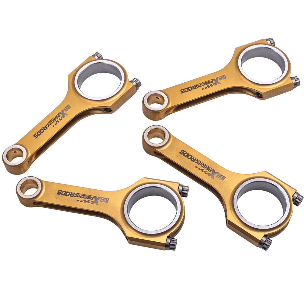 4pcs Connecting Rod Conrod for Mazda Miata MX5 1.6 16v 1.8 4340 Forged H-Beam