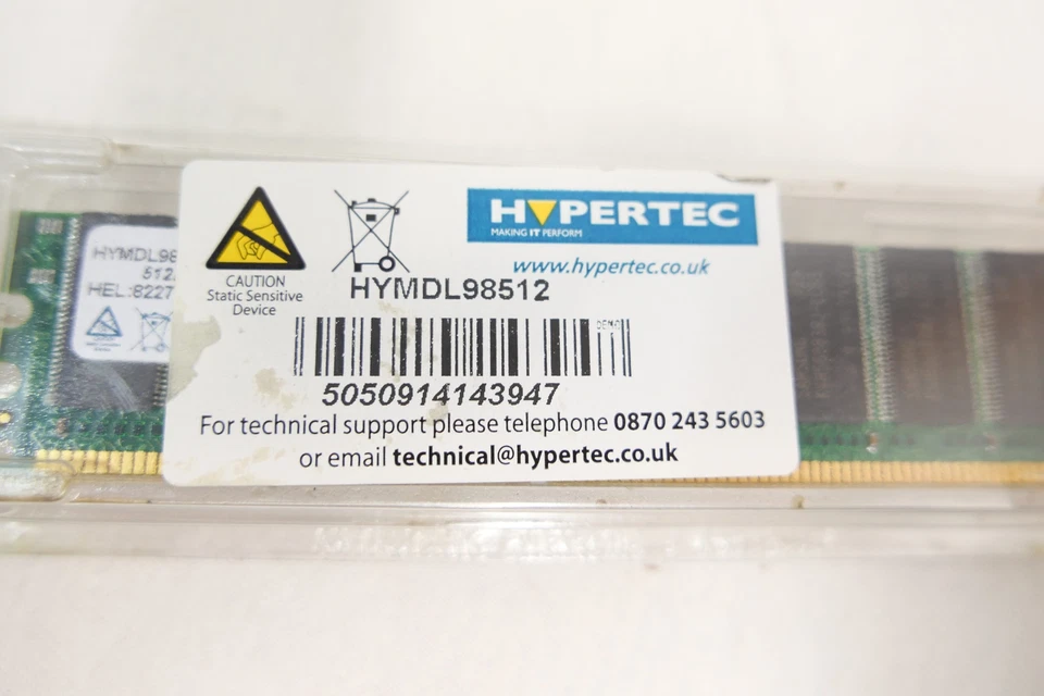 Hypertec Legacy DDR Modul 512 MB DIMM 184-PIN 266 MHz Neu Rechnung MwSt  - Bild 2 von 3