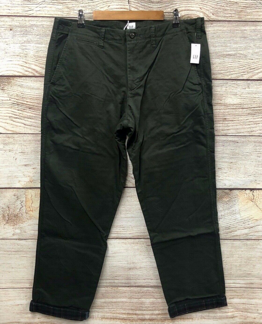slim flannel lined pants