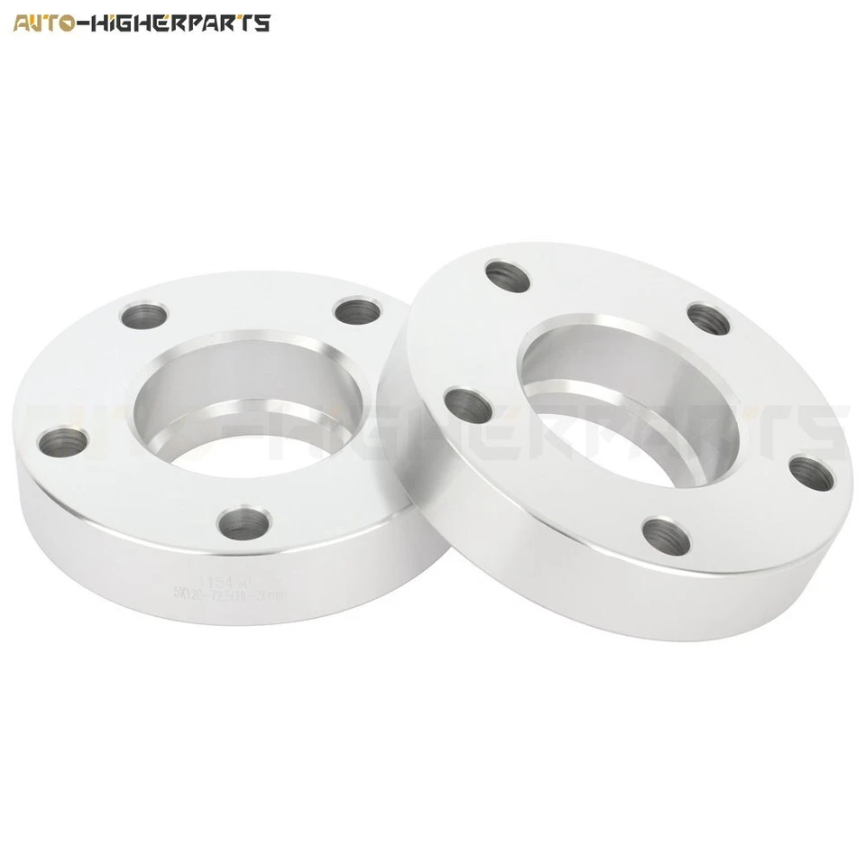 Espaciadores de rueda centrados en el cubo de 30 mm para BMW 328i 2007-2013 4 piezas 5x120 con pernos 12x1,5 Foto 2 de 4