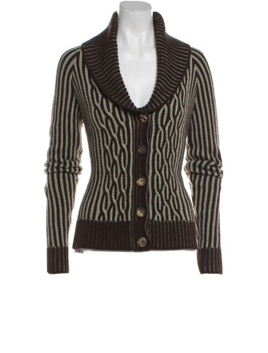 100% Cashmere Cardigan Sweater 